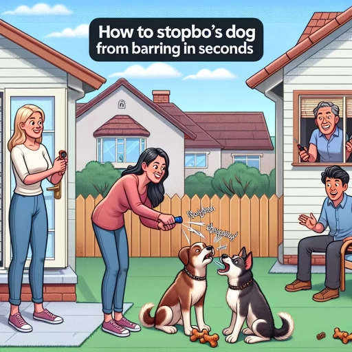 how to stop neighbors dog barking in seconds