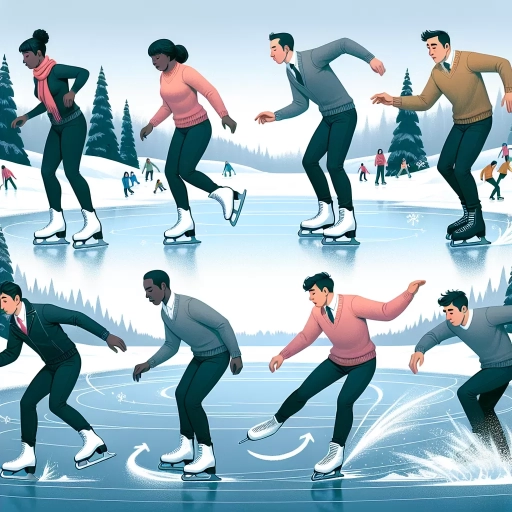 how to stop on ice skates