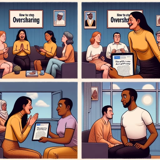 how to stop oversharing