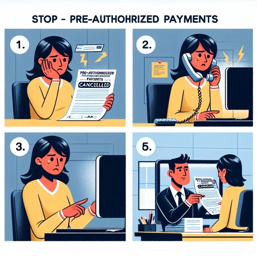 how to stop pre authorized payments