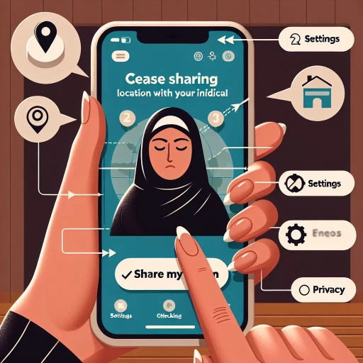 how to stop sharing location with one person without them knowing