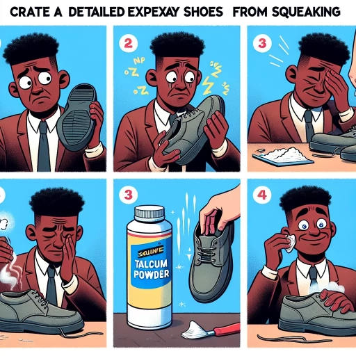 how to stop shoes from squeaking