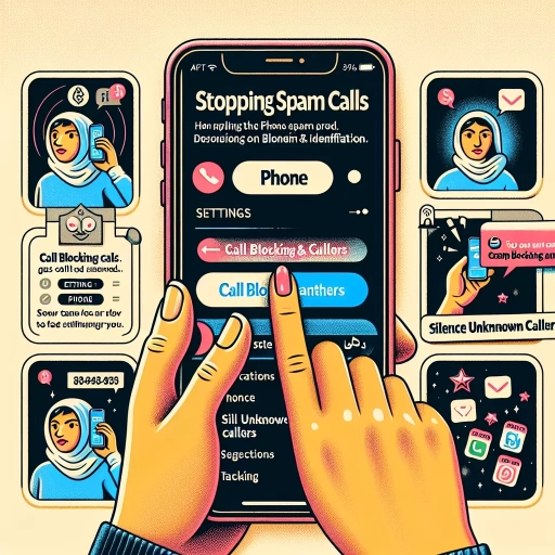 how to stop spam calls on iphone