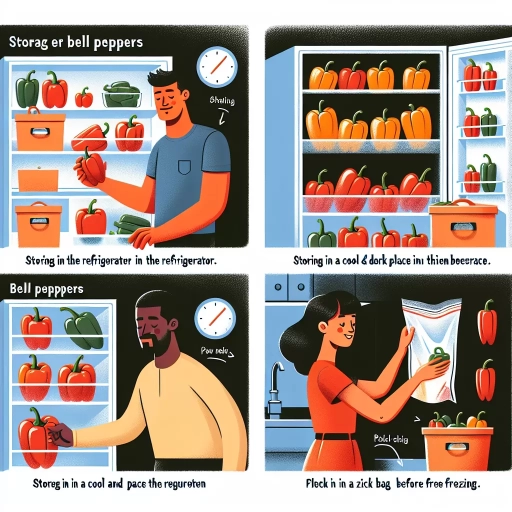 how to store bell peppers