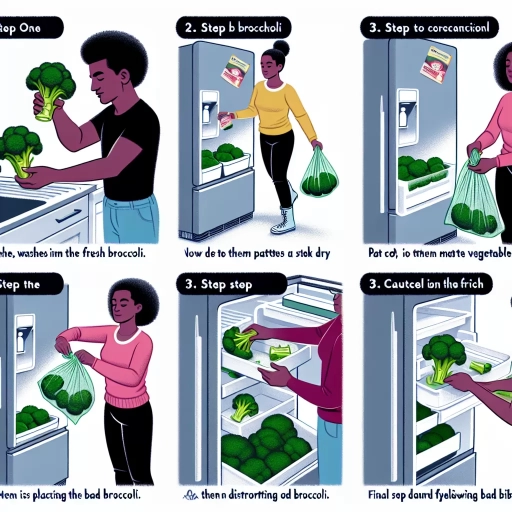 how to store broccoli