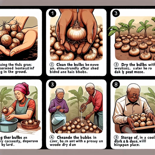 how to store canna bulbs