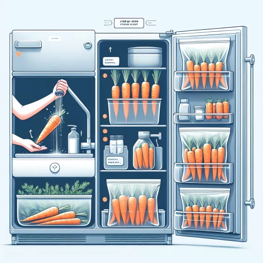 how to store carrots in the fridge