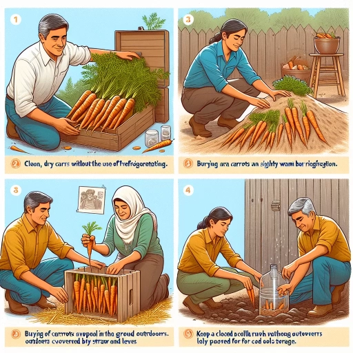 how to store carrots without refrigeration