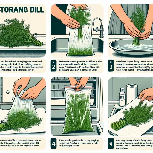 how to store dill