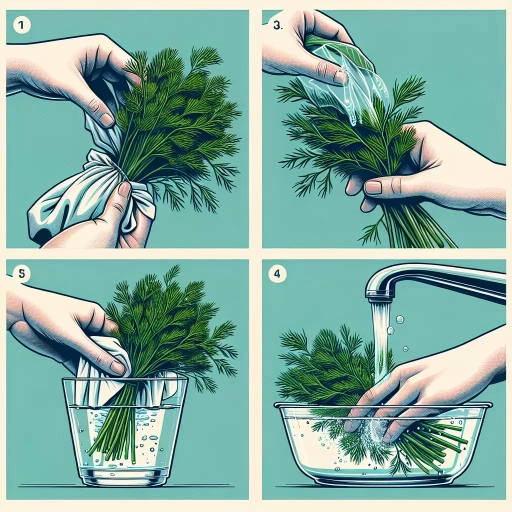 how to store fresh dill