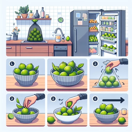how to store limes