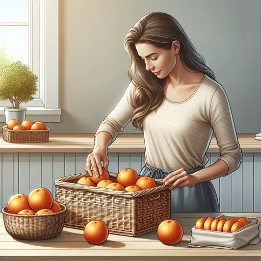 how to store oranges