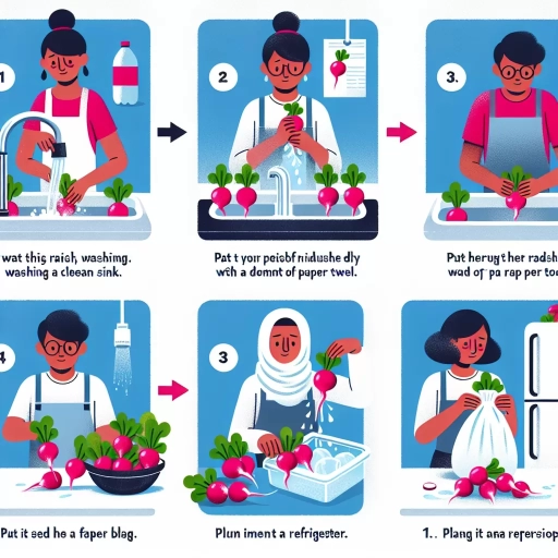 how to store radishes