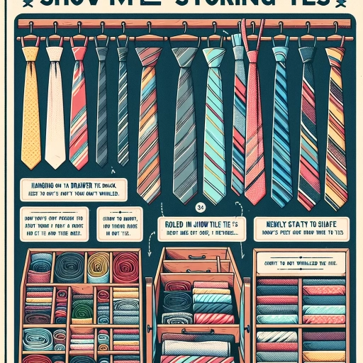 how to store ties