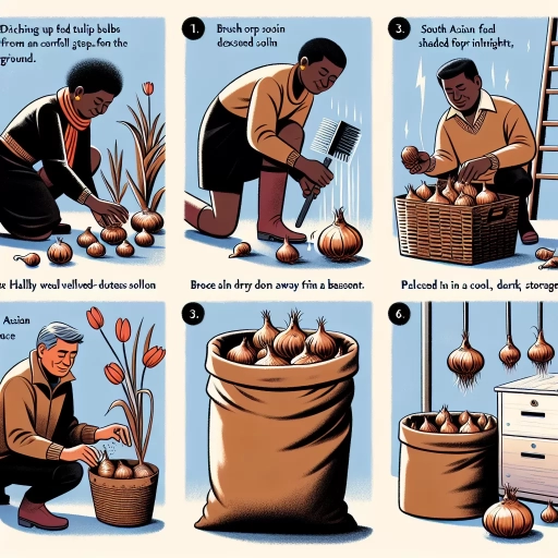 how to store tulip bulbs