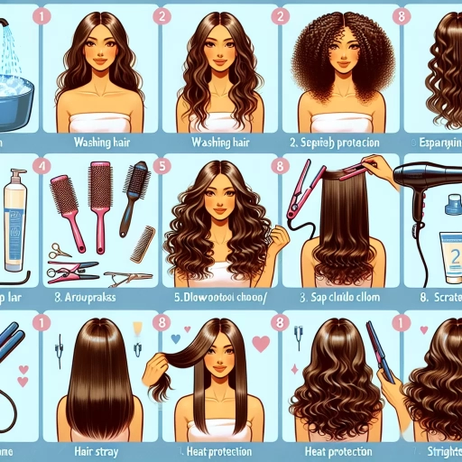 how to straighten curly hair
