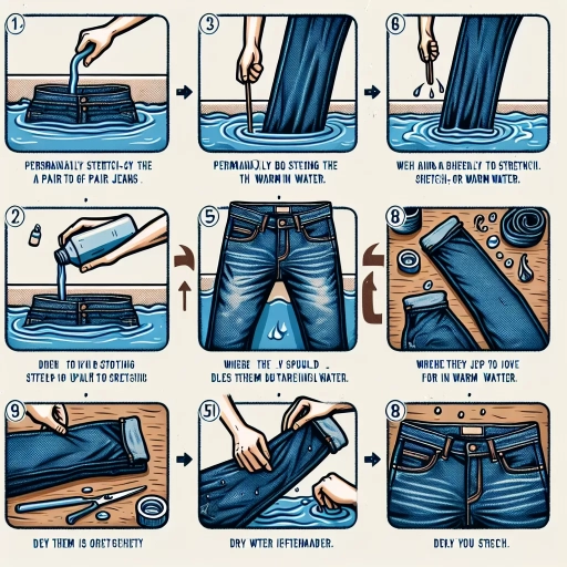 how to stretch jeans waist permanently