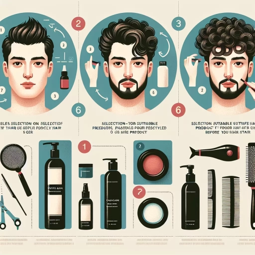 how to style curly hair men