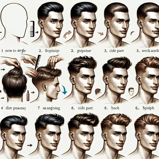 how to style short hair men