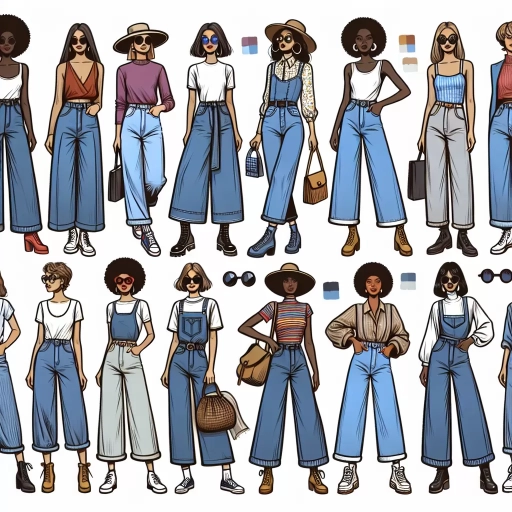 how to style wide leg jeans