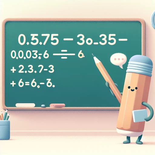 how to subtract decimals