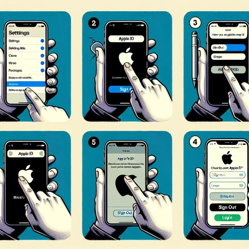 how to switch apple id on iphone