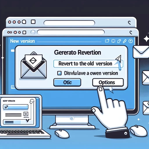 how to switch back to old outlook