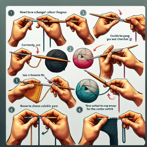 how to switch colours in crochet