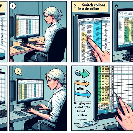 how to switch columns in excel