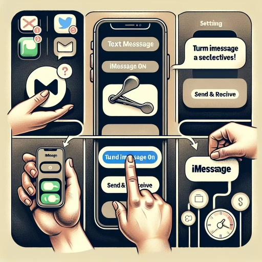 how to switch from text message to imessage