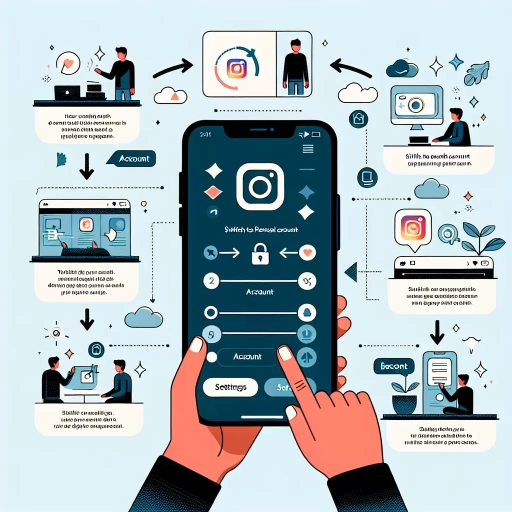 how to switch to a personal account on instagram