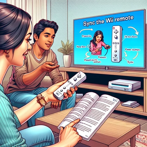 how to sync a wii remote