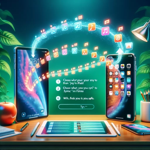 how to sync iphone and ipad