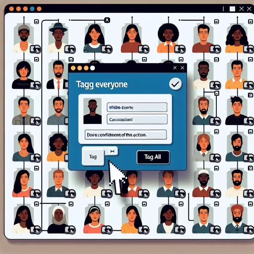 how to tag everyone in a facebook group