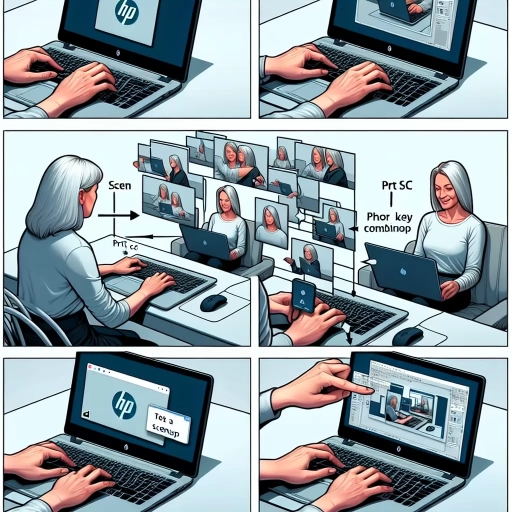 how to take a screenshot on hp
