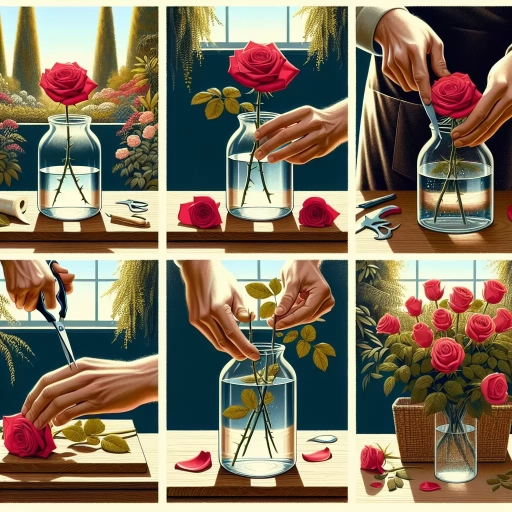 how to take care of roses in vase