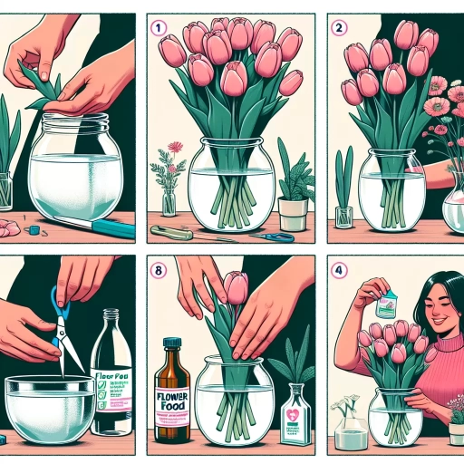 how to take care of tulips in vase