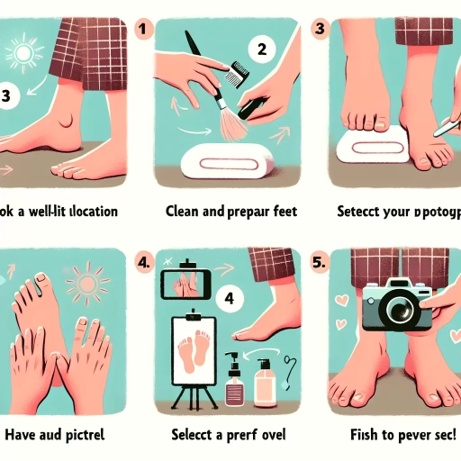 how to take feet pics