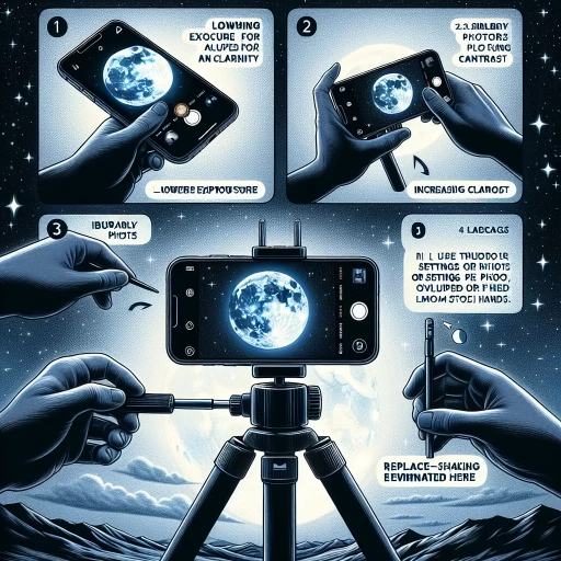 how to take moon pics on iphone