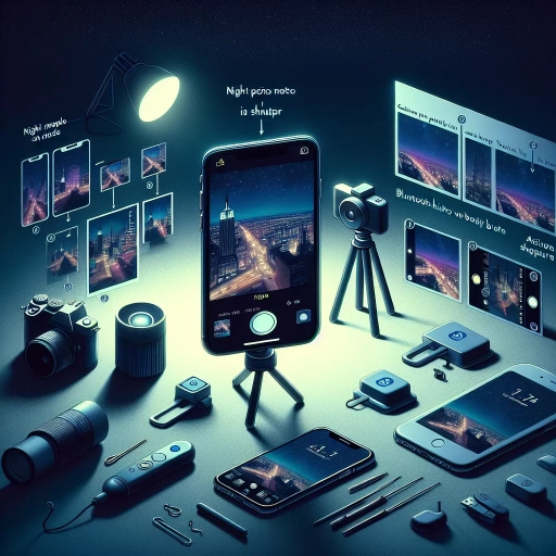 how to take night photos with iphone