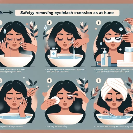 how to take off lash extensions at home