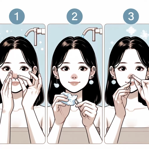 how to take out nose stud with flat back
