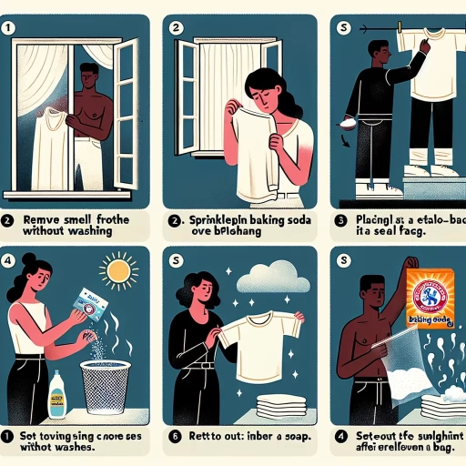 how to take smell out of clothes without washing
