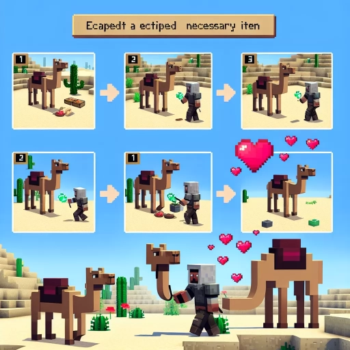 how to tame a camel in minecraft