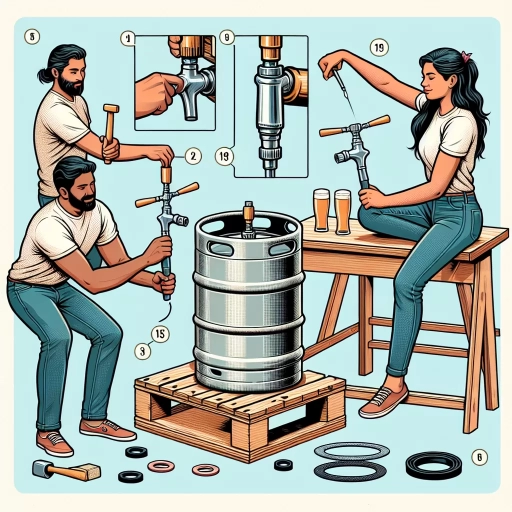 how to tap a keg