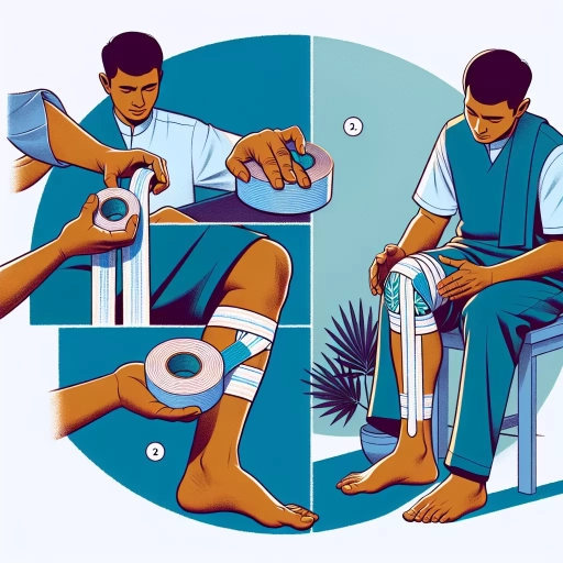 how to tape a knee cap