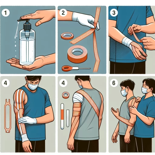 how to tape a shoulder