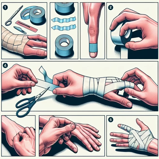 how to tape a thumb