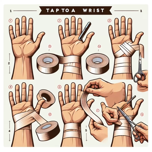 how to tape a wrist