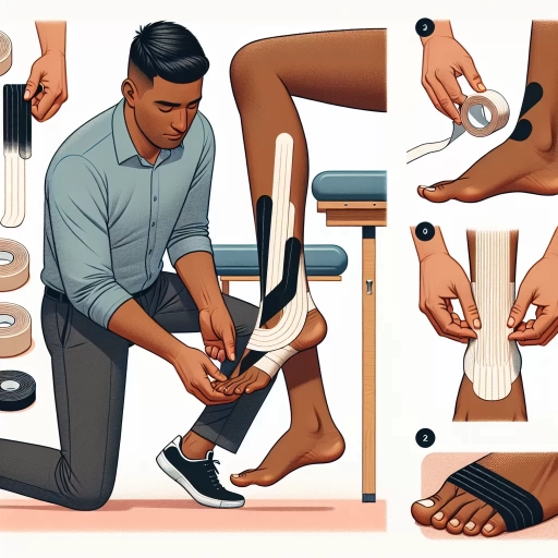 how to tape achilles tendon